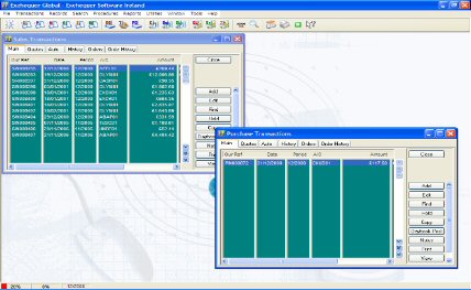 Exchequer Screen